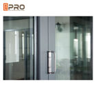 Αργίλιο μόνωσης θερμότητας που διπλώνει προσαρμοσμένο το πόρτες χρώμα 2.0MM βισμούθιο πλαισίων πορτών που διπλώνει το εξωτερικό αλουμίνιο πορτών που διπλώνει το doo