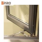 Casement αλουμινίου χρώματος τα προαιρετικά επίπεδα παράθυρα με το πλέγμα καλωδίων ασφάλειας διπλασιάζουν casement το παράθυρο αλουμινίου παραθύρων ζωνών