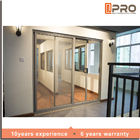 Πολυ χρώματος πόρτες γυαλιού αλουμινίου συρόμενες για το καθιστικό με την κινεζική συρόμενη πόρτα συρόμενων πορτών Bifold ασφάλειας