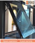 Σύγχρονο Awning παράθυρο κραμάτων αργιλίου, διαστημικοί Awning αποταμίευσης awnings παραθύρων γυαλιού κάθετοι awnings παραθύρων αλουμινίου παραθύρων