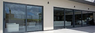 Σύγχρονη συρόμενη πόρτα γυαλιού αργιλίου σαφής μετριασμένη για τον εξαερισμό του αυτόματου γυαλιού αισθητήρων σχεδιαγράμματος αργιλίου πορτών φωτογραφικών διαφανειών ISO9001