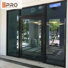 Μοναδικές πόρτες εισόδων γυαλιού βιλών μπροστινές/ενιαίο κέντρο μπροστινών πορτών άξονα αργιλίου πορτών άξονα μπροστινών πορτών πορτών Patio άξονα
