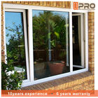 Ευρωπαϊκά παράθυρα αλουμινίου κλίσης και στροφής/θερμικά παράθυρα αργιλίου σπιτιών γυαλιού σπασιμάτων