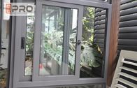Οριζόντιο γλιστρώντας παράθυρο αλουμινίου υγιούς και θερμικής μόνωσης εύκολο να εγκαταστήσει το γλιστρώντας παράθυρο γυαλιού γραφείων
