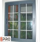 Το αντι αλουμίνιο γήρανσης που γλιστρά τις πόρτες Patio για το εσωτερικό σπίτι προσάρμοσε το γλιστρώντας παράθυρο αργιλίου τιμών χρώματος