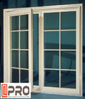 Κατοικημένος εκδιώξτε Casement τα παράθυρα/το περιστρέφοντας παράθυρο αλουμινίου με τα άσπρα παράθυρα αλουμινίου σχεδίου πλέγματος