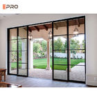 Συρόμενες πόρτες εξωτερικό τεράστιο σύγχρονο ISO9001 Patio γυαλιού αργιλίου