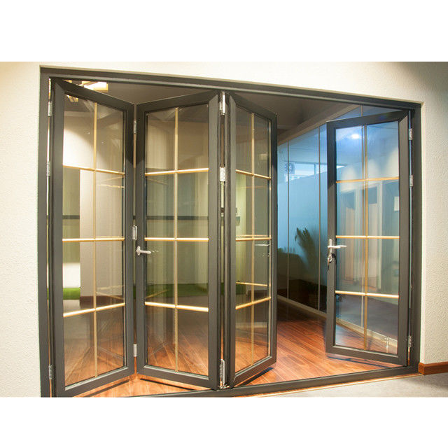 αλουμίνιο που διπλώνει την πόρτα επιτροπής, που διπλώνει την εξωτερική πόρτα γυαλιού, χώρισμα που διπλώνει τις εσωτερικές πόρτες