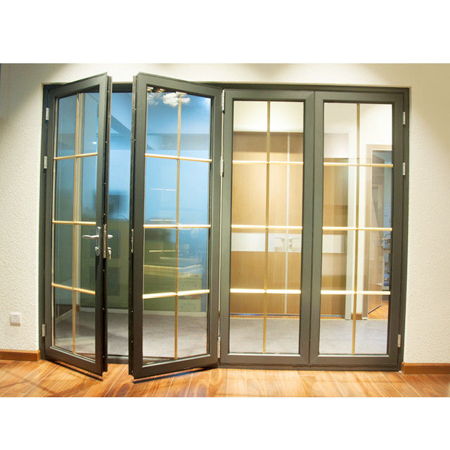 αλουμίνιο που διπλώνει την πόρτα επιτροπής, που διπλώνει την εξωτερική πόρτα γυαλιού, χώρισμα που διπλώνει τις εσωτερικές πόρτες