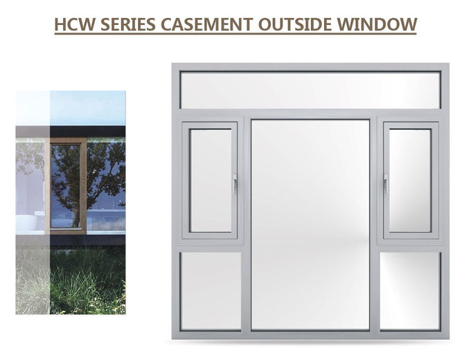 ξύλινο παράθυρο παραθύρων αλουμινίου, παράθυρο ταλάντευσης αλουμινίου, ευρο- παράθυρο αλουμινίου