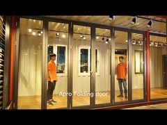 Μαύρες πολλαπλές οθόνες Αλουμινίου Δωμάτια αναδίπλωσης κατοικιών ενεργειακής απόδοσης