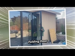 2mm Αλουμίνιο Διπλό Γυαλισμένο Πρωταθλήματα Ανθερμικές Γυαλιστικές Πύλες 2,1m ύψος