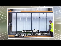 2mm Αλουμίνιο Διπλό Γυαλισμένο Πρωταθλήματα Ανθερμικές Γυαλιστικές Πύλες 2,1m ύψος