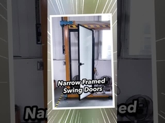 2mm Αλουμίνιο Διπλό Γυαλισμένο Πρωταθλήματα Ανθερμικές Γυαλιστικές Πύλες 2,1m ύψος