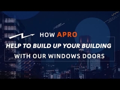 Προσαρμοσμένη πολυλειτουργική θύρα από αλουμίνιο που καλύπτεται με σκόνη με σφραγιστικό σιλικόνης