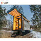2 Prefab χειμερινά σπίτια Eco κρεβατοκάμαρων ένα Prefab σπίτι μετάλλων πέντε κρεβατοκάμαρων πλαισίων ξύλινο
