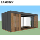 Προσυσκευασμένα μικροσκοπικά σπίτια μοντέρνα πολυτελή προσυσκευασμένα σπιτάκια στούντιο κήπου