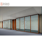Προσαρμοσμένα γυάλινα τετράγωνα τοίχοι σύγχρονα διαχωριστικά γραφείων 2,0 mm Σύστημα γυάλινου τοίχου