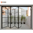 Σύγχρονα πλαίσια από αλουμίνιο Διπλή γυάλινη διπλή πόρτα εσωτερική γυάλινη διπλή πόρτα