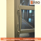 Το ενιαίο πλακάκι που οι εσωτερικές πόρτες γυαλιού αλουμινίου για το κατοικημένο σπίτι χρωματίζουν τους προαιρετικούς τύπους πορτών αρθρώσεων αρθρώνει την τιμή πορτών