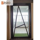 Οι πόρτες άξονα αργιλίου ανοίξεων πατωμάτων για το εσωτερικό σπίτι που προσαρμόζεται ταξινομούν την μπροστινή πόρτα άξονα γυαλιού πορτών γυαλιού άξονα πορτών άξονα