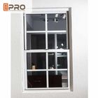 Κάθετο κρεμασμένο διπλάσιο παράθυρο αλουμινίου για τα σπίτια/το κρεμασμένο κορυφή παράθυρο γυαλιού