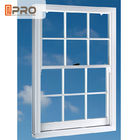 Άσπρα παράθυρα ζωνών αργιλίου γυαλιού για εύκολο καθαρισμό διάρκειας λουτρών τον υψηλό