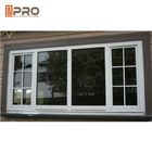 Τα μαύρα αλουμινίου ασφαλή παράθυρα αντίκτυπου τυφώνα επεξεργασίας γλιστρώντας για το σπίτι προστατεύουν τα υλικά αργιλίου που γλιστρούν το παράθυρο