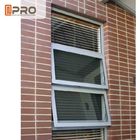 Μοναδικά Awning παράθυρα αλουμινίου κουρδιστηριών αλυσίδων για κουζινών/κρεβατοκάμαρων τοπ awning παράθυρο παραθύρων αργιλίου το τοπ κρεμασμένο awning