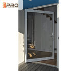 Προσαρμοσμένη μπροστινή πόρτα άξονα αργιλίου πορτών άξονα μπροστινών πορτών πορτών εισόδων άξονα γυαλιού αργιλίου μεγέθους/πορτών κεντρικού άξονα