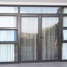 Οι αρθρωμένες αλουμίνιο πόρτες ασφάλειας απόδειξης σφαιρών με τις τοποθετημένες σε στρώματα αρθρώσεις αρθρώσεων πορτών ντους γυαλιού ύφους γυαλιού γαλλικές πλημμυρίζουν