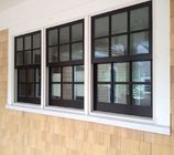 Μετριασμένα αλουμίνιο παράθυρα ζωνών γυαλιού γλιστρώντας/βερνικωμένων εμπορικού βαθμού βερνικωμένων διπλάσιο τριπλάσιο παραθύρων ζωνών