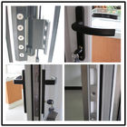 Το εμπορικό αργίλιο αρθρώνει ταλάντευσης πορτών τελειωμένες τις επιφάνεια υγιείς μόνωσης αρθρώσεις πορτών αλουμινίου αρθρωμένες louver για την πόρτα