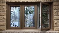 Casement αργιλίου συνήθειας γαλλικά μετριασμένα παράθυρα γυαλιού