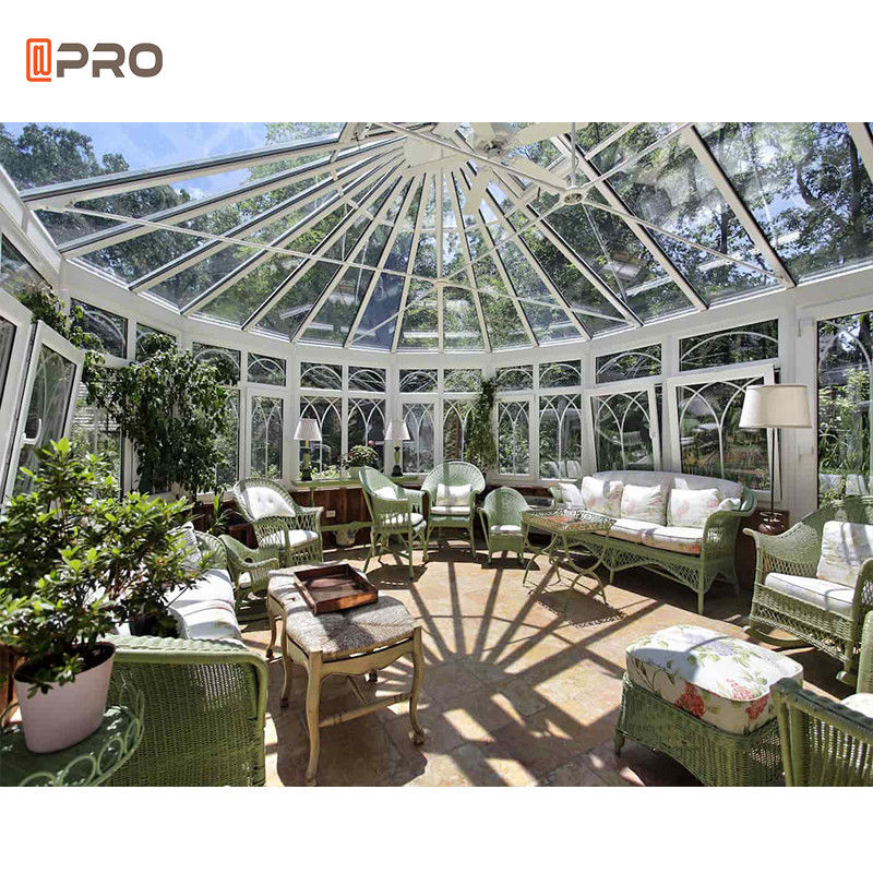 Ελεύθερη μόνιμη βεράντα Sunroom σπίτι   θερμοκηπίων   κήπων γυαλιού 4 εποχής