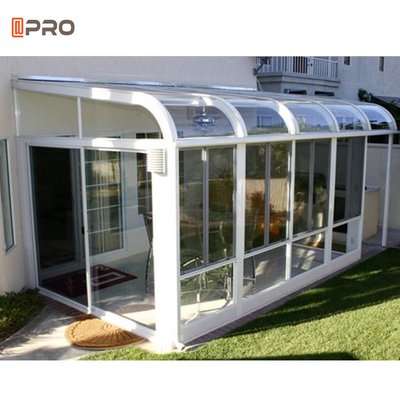 Διπλό πλαίσιο αλουμινίου δωματίων της Φλώριδας γυαλιού στρώματος για το πλαστικό PVC τεσσάρων εποχών Sunroom
