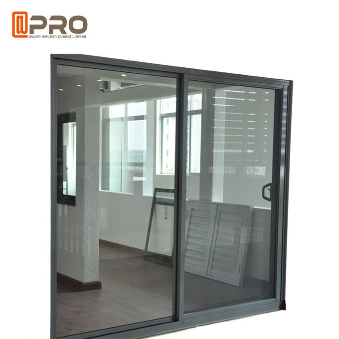 κατοικημένη αυτόματη συρόμενη πόρτα, βαμμένη συρόμενη πόρτα γυαλιού, διπλή συρόμενη πόρτα γυαλιού, εσωτερική συρόμενη πόρτα γυαλιού